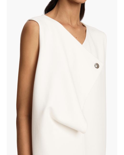 Khaite White Crispin Dress