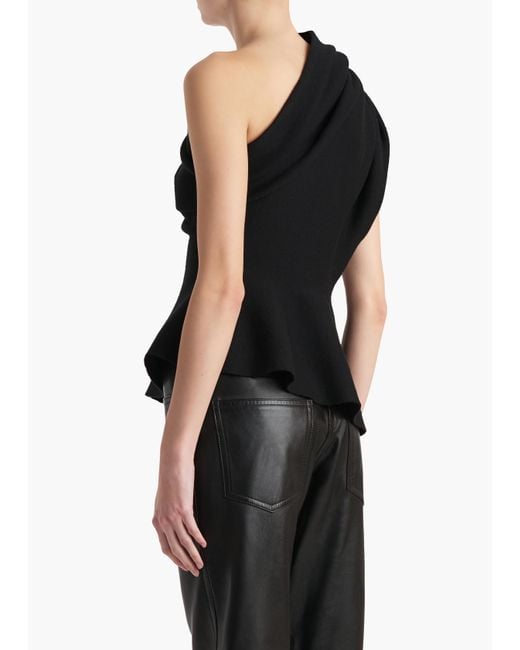 Khaite Black Aimee Top