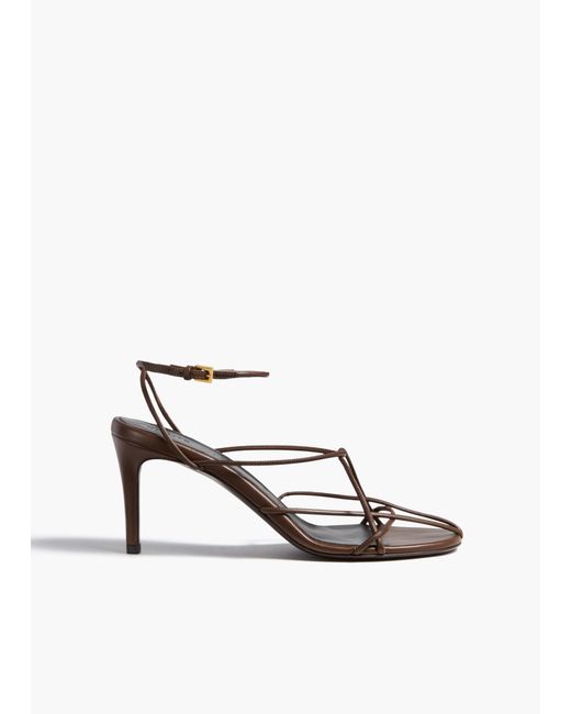 Khaite White Loulou Sandal