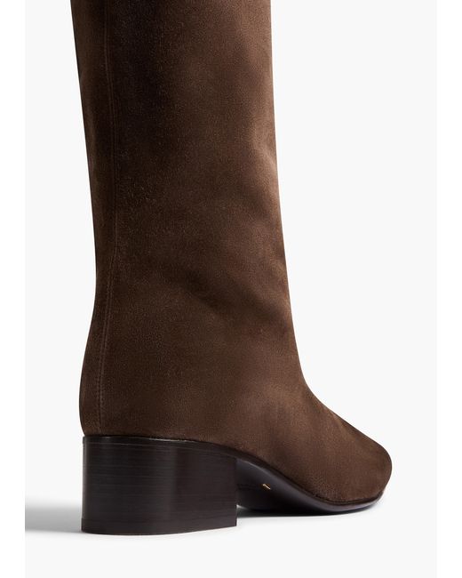 Khaite Brown Andee Knee-High Boot
