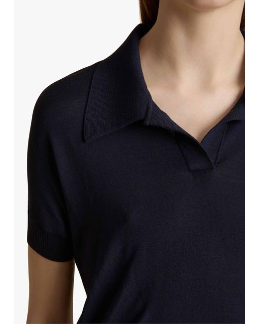 Khaite Blue Morgane Top
