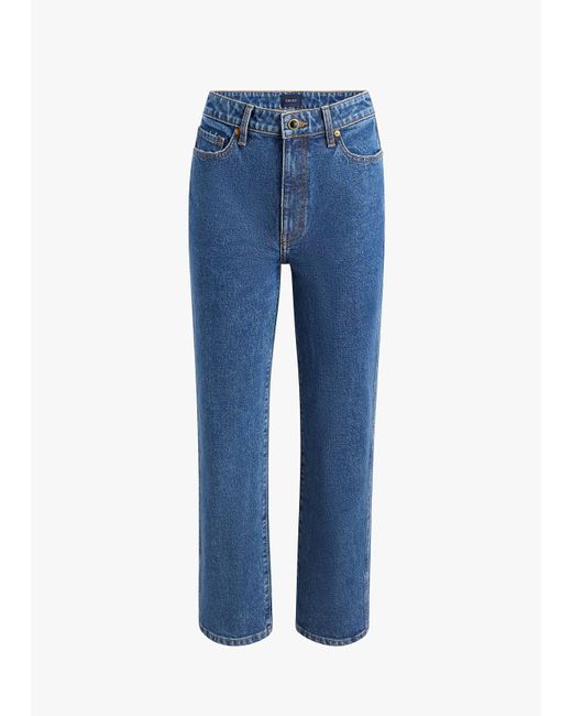 Khaite Blue Abigail Stretch Jean