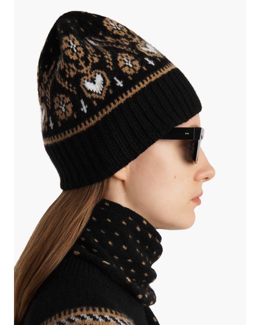 Khaite Black Avers Beanie