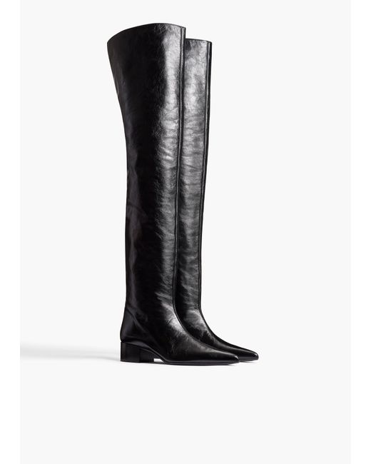 Khaite White Andee Over-The-Knee Boot