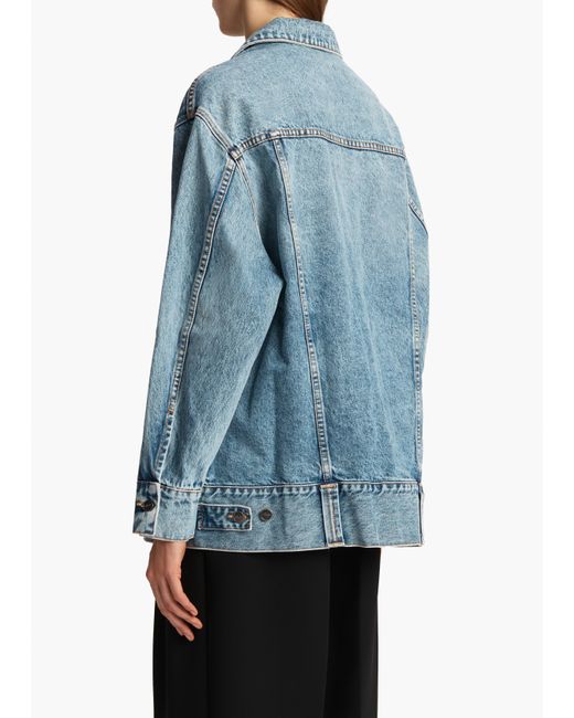 Khaite Blue Grizzo Jacket