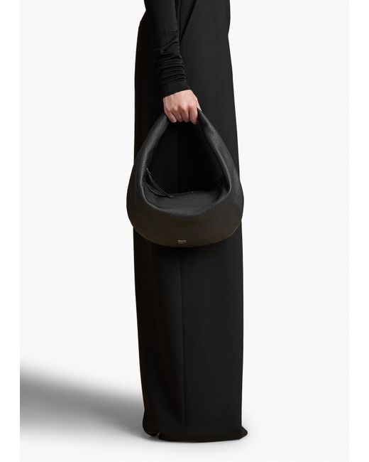 Khaite Black Medium Olivia Hobo Bag