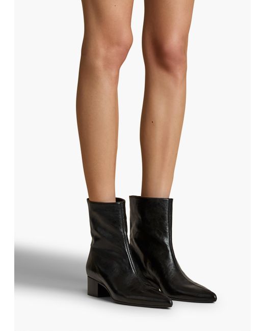 Khaite White Andee Ankle Boot