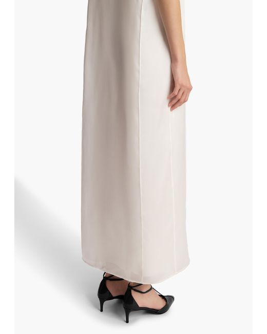 Khaite White Effy Dress