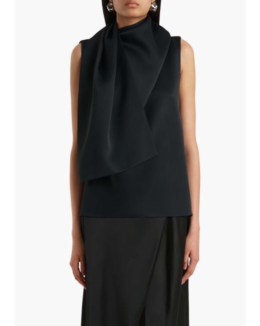 Khaite Black Loe Top