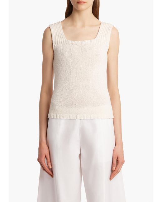 Khaite White Wil Tank
