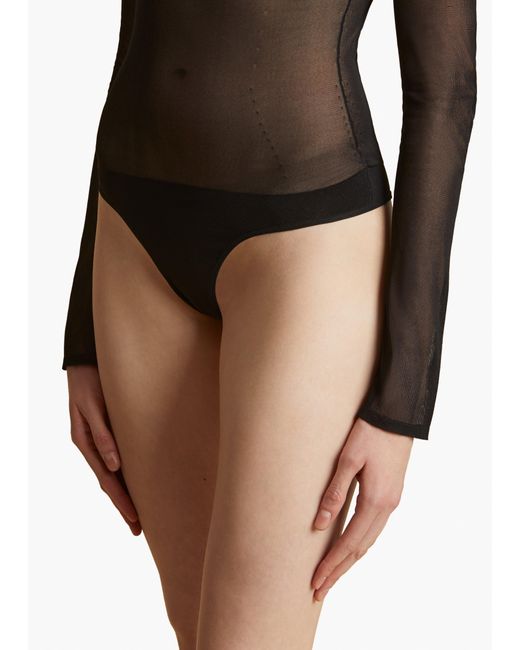 Khaite Gray Tallin Bodysuit