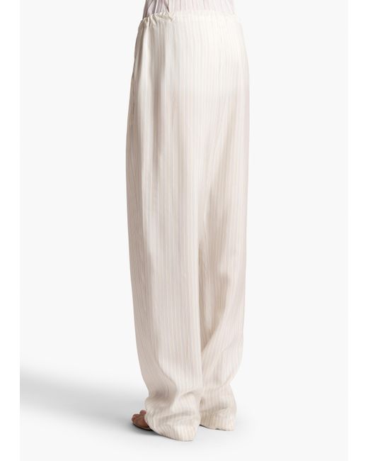 Khaite White Trenton Pant