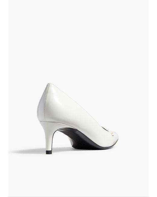Khaite White Celia Pump