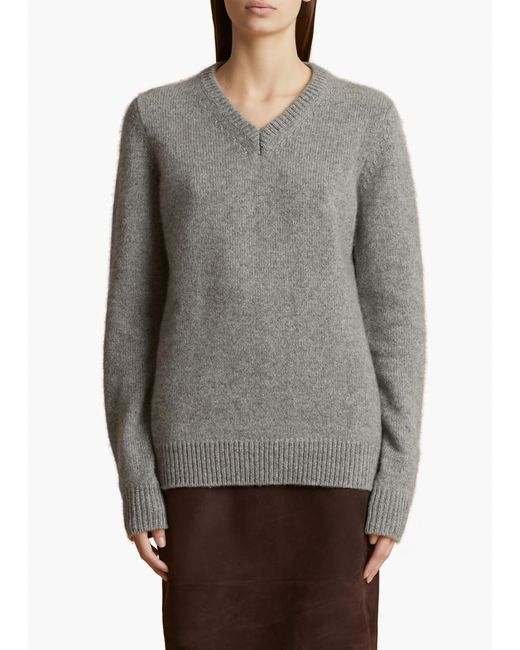 Khaite Gray Inga Sweater