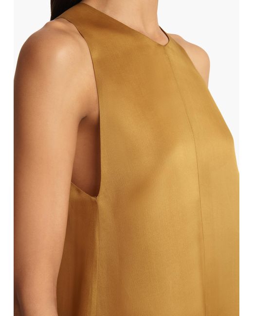 Khaite Yellow Exclusive Clay Dress
