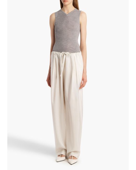 Khaite Gray Renato Top