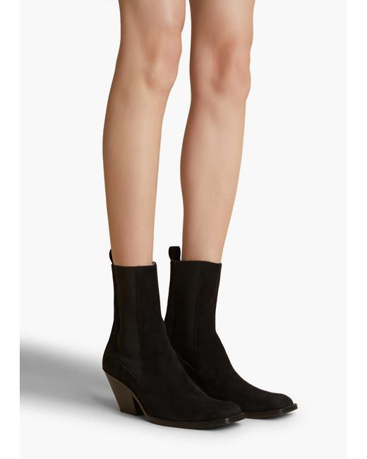 Khaite Black Austin Ankle Boot