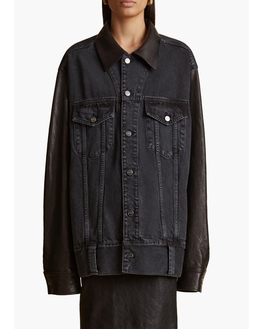 Khaite Black Grizzo Jacket