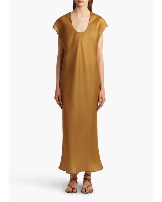 Khaite Metallic Darby Dress