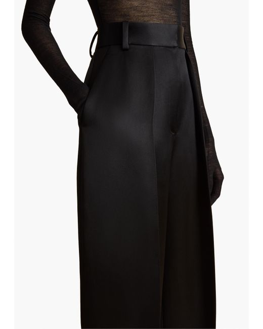 Khaite Black Maris Pant