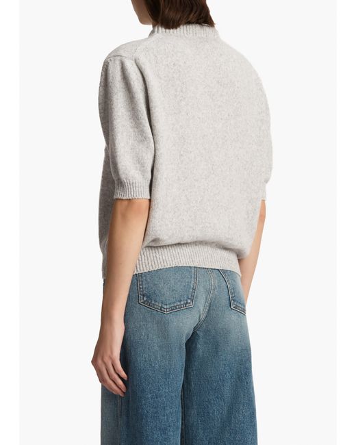 Khaite White Davin Sweater