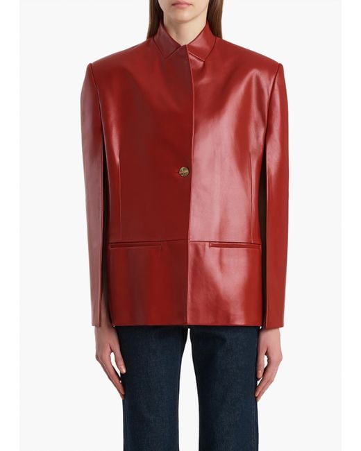 Khaite Red Dolso Jacket