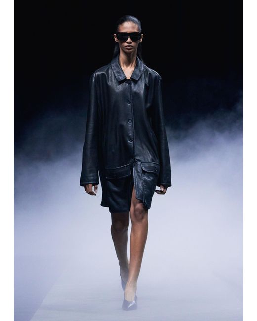 Khaite Black Harmon Coat