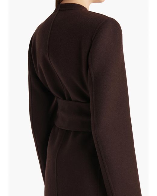 Khaite Black Jelson Coat