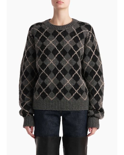 Khaite Black Pratt Sweater