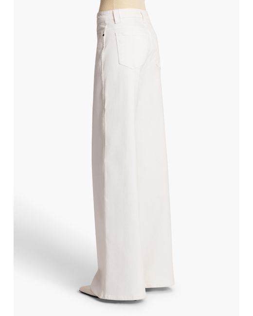 Khaite White Dane Stretch Jean