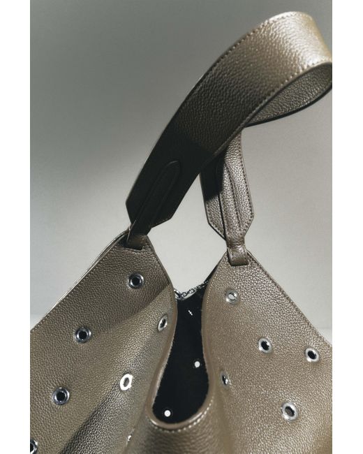 Khaite Brown Exclusive Small Lotus Tote