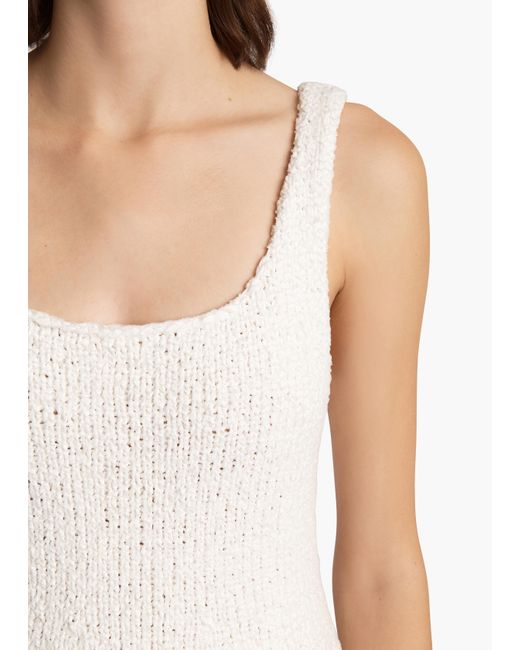 Khaite White Twigs Dress