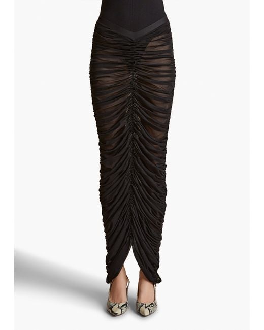 Khaite Black Laure Skirt