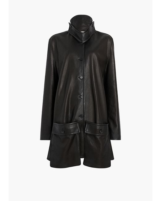 Khaite Black Harmon Coat