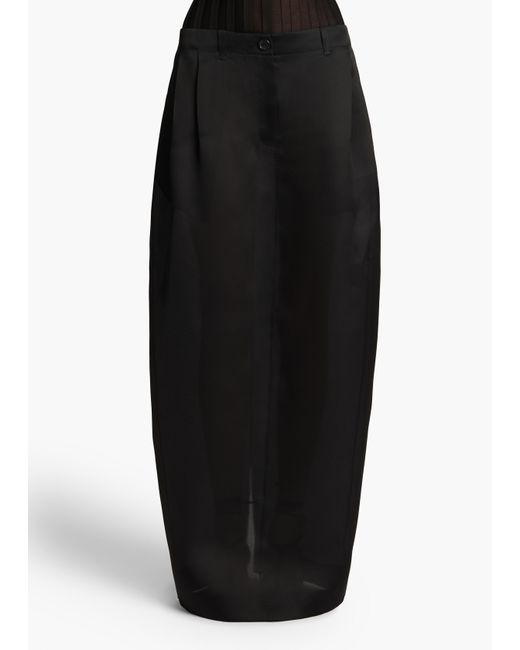 Khaite Black Lucian Skirt