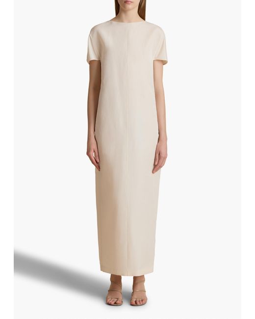 Khaite White Webster Dress