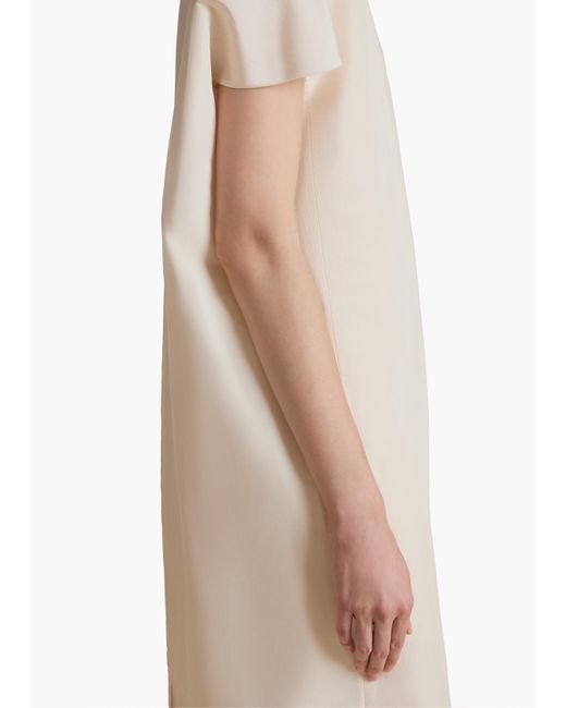 Khaite White Webster Dress