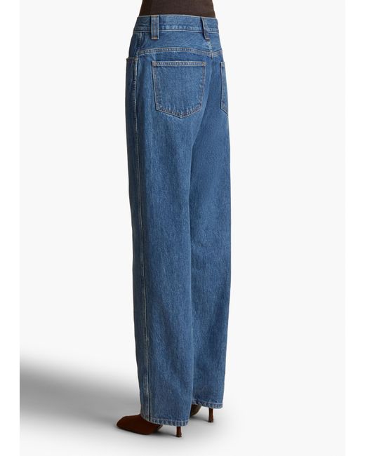 Khaite Blue Corben Jean