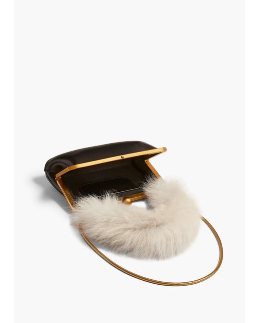 Khaite White Small Lilith Evening Bag