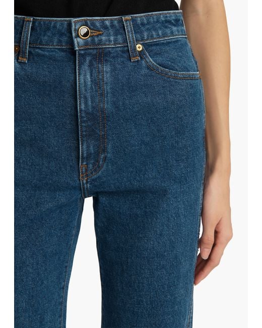 Khaite Blue Exclusive Danielle Stretch Jean