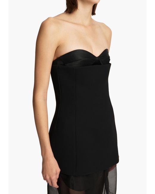 Khaite Black Ayla Top