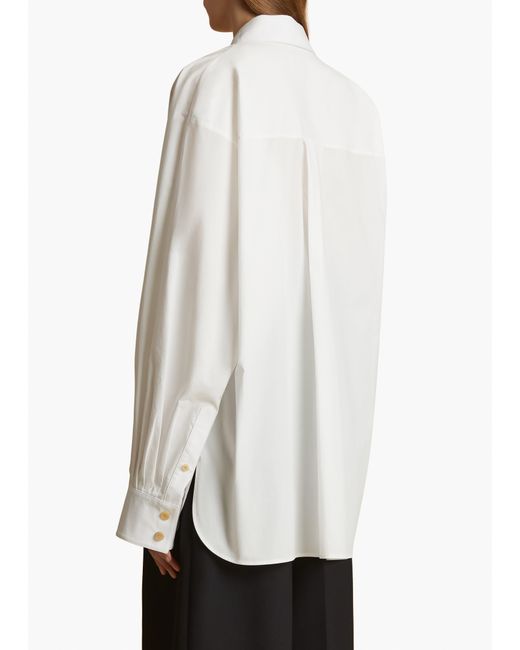 Khaite White Dimitri Top