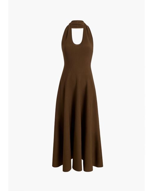 Khaite Brown Melina Dress