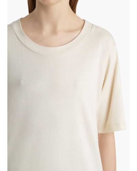 Khaite White Allen Top