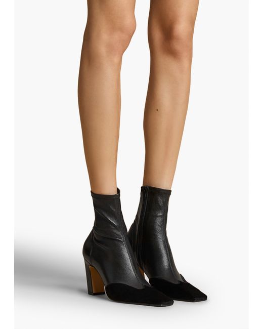 Khaite White Nevada Stretch High Boot