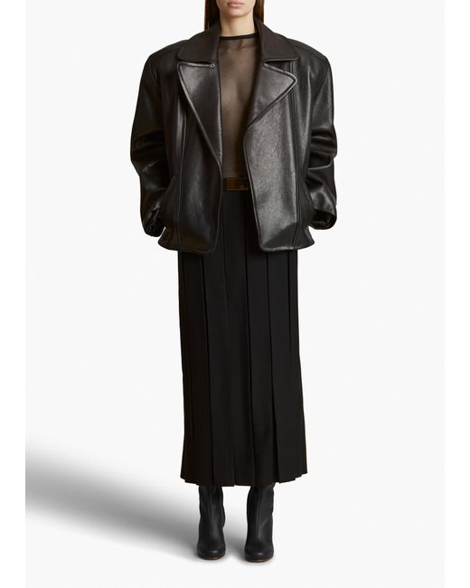 Khaite Black Dolores Jacket