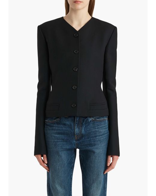 Khaite Black Nara Jacket