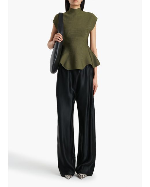 Khaite Green Andra Top