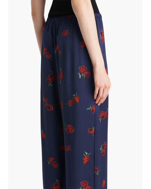 Khaite Blue Mindy Pant