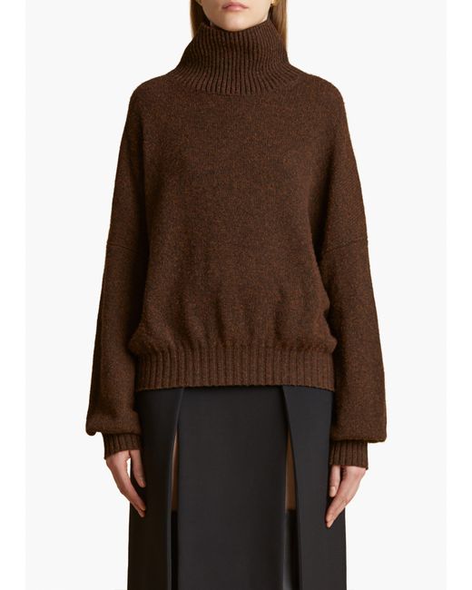 Khaite Brown Morris Sweater